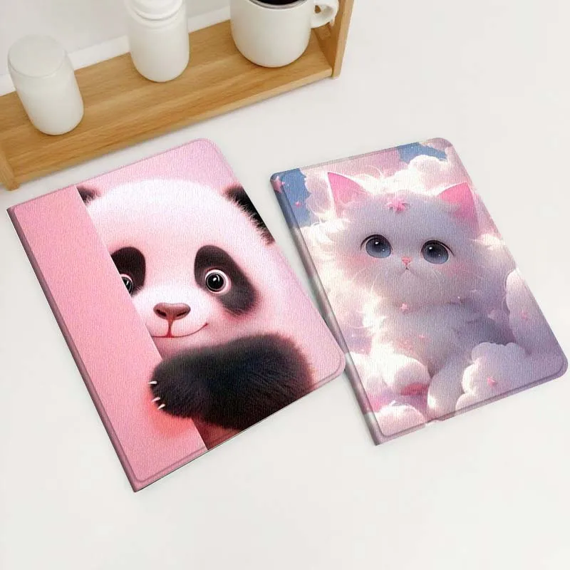 

Cute White Cat Clouds For Xiaomi Redmi Mi Poco Pad 2 5 6s 7 7s Ultra Pro Max 14 12.4 12.1 inch Soft Tablet Case Gift
