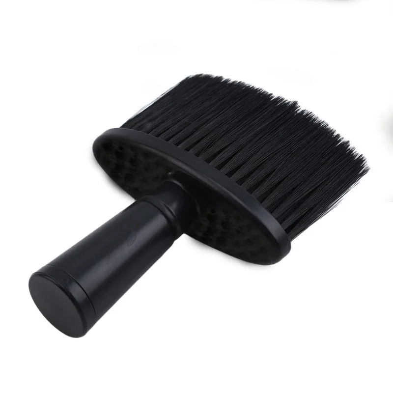 1/2 قطعة المهنية لينة الرقبة الوجه منفضة فرشاة الحلاق الشعر نظيفة فرشاة اللحية فرشاة صالون قطع تصفيف الشعر أداة التصميم #5