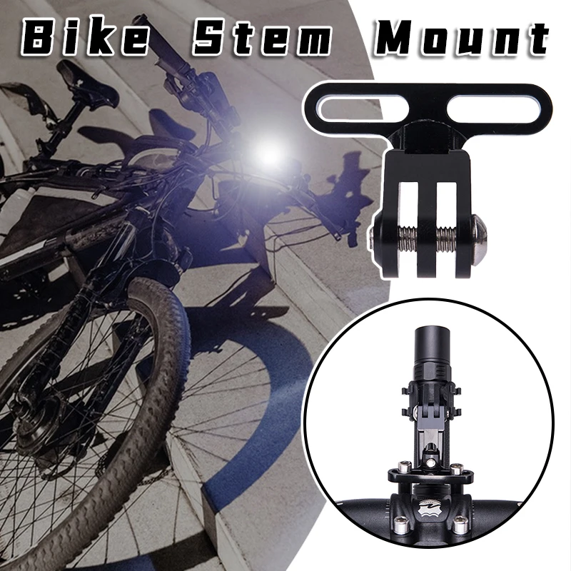 

Bike Stem Mount Universal Front Camera & Flashlight Holder for MTB/Road Bike Handlebar | Action Camera Bracket