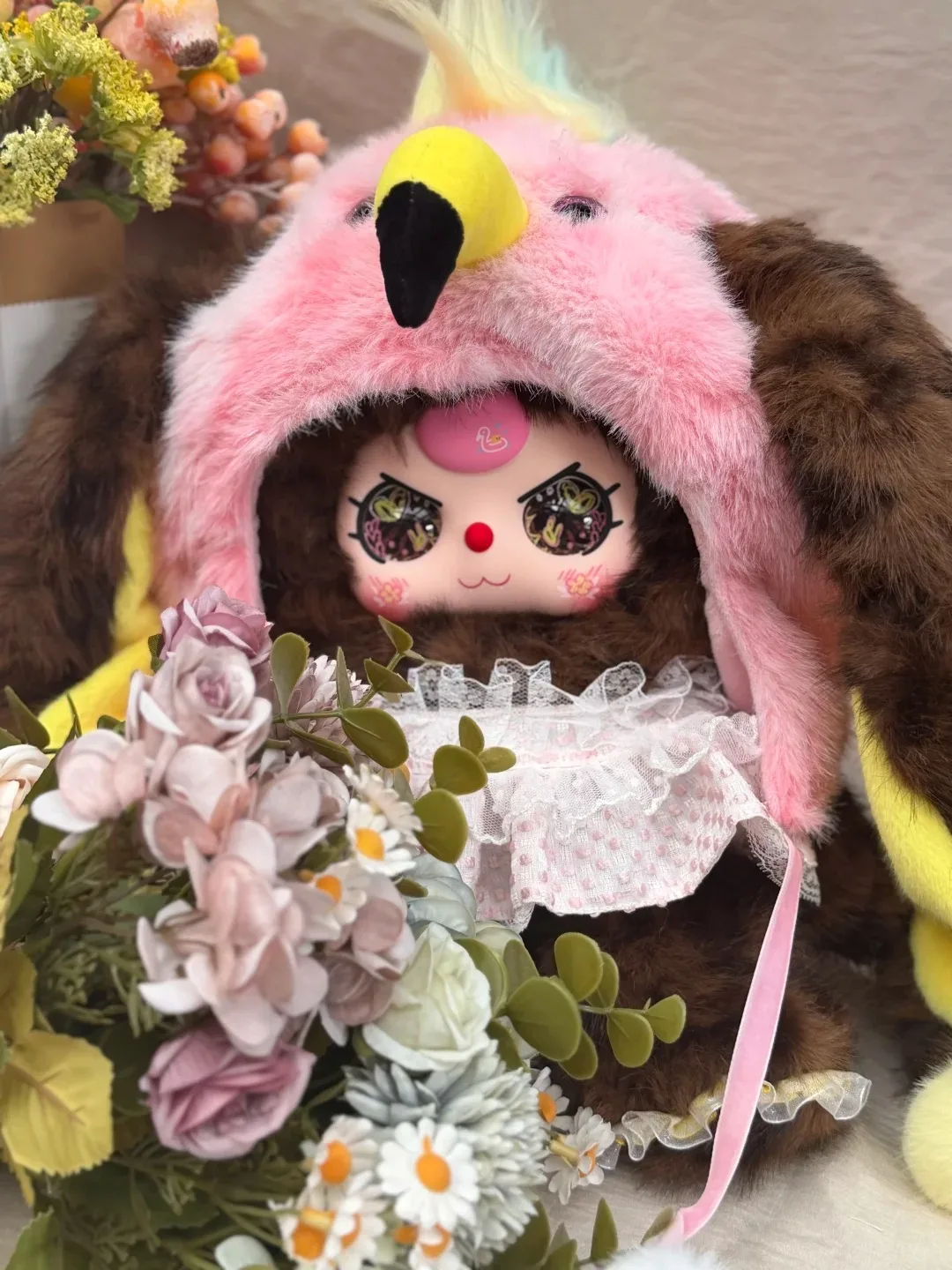 Baby Three Hat Rabbit 500 Size Plush Blind Box Doll Ornament Cute Soft Plush Toys Adult Collectors Holiday Gift For Girls Fans view 4