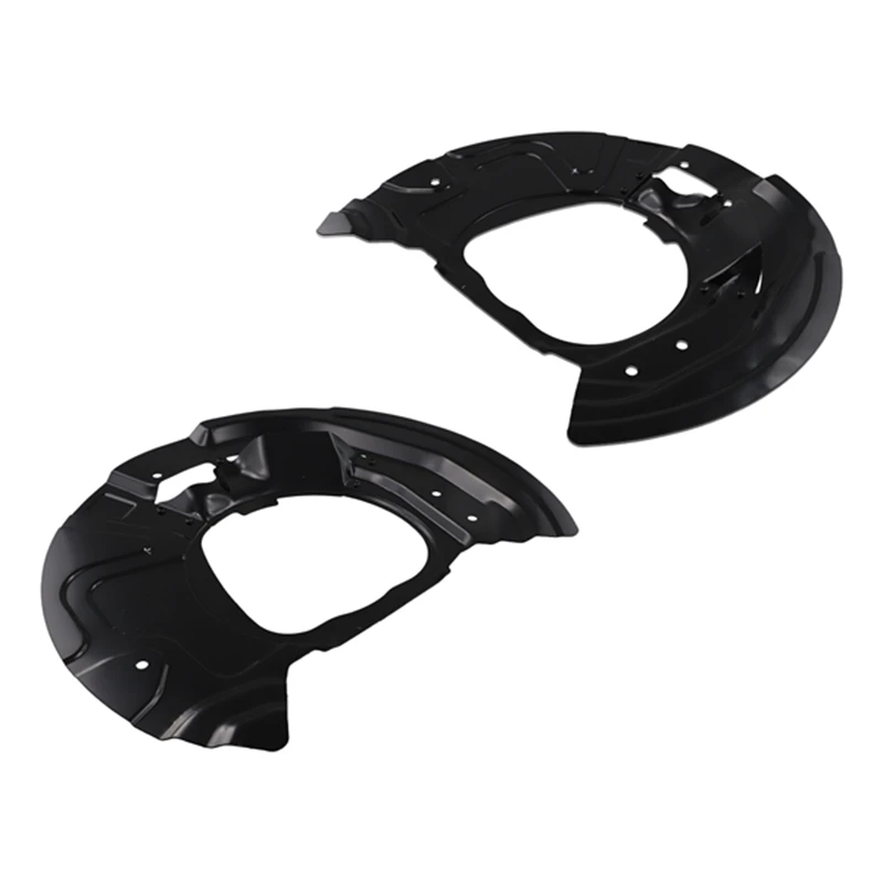 1Pair Front Brake Disc Splash Panels 34116857977 34116857978 For BMW X5 X6 E70 E71 2007-2019 Brake Dust Shield Guard Kit