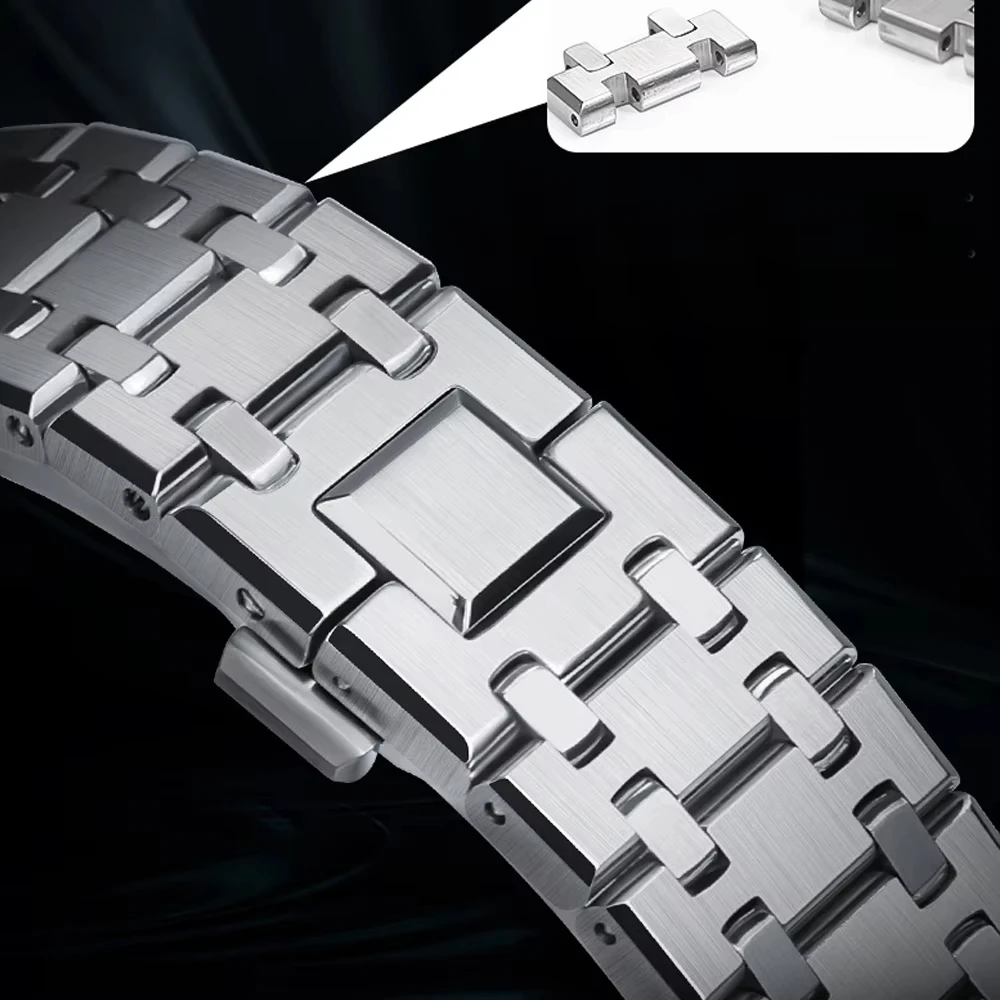 Stainless Steel Watchband for Amazfit T-REX 3 Smart Watch Luxury Metal Strap for Huami Amzafti T rex 3 Bracelet t-rex3 Wristband