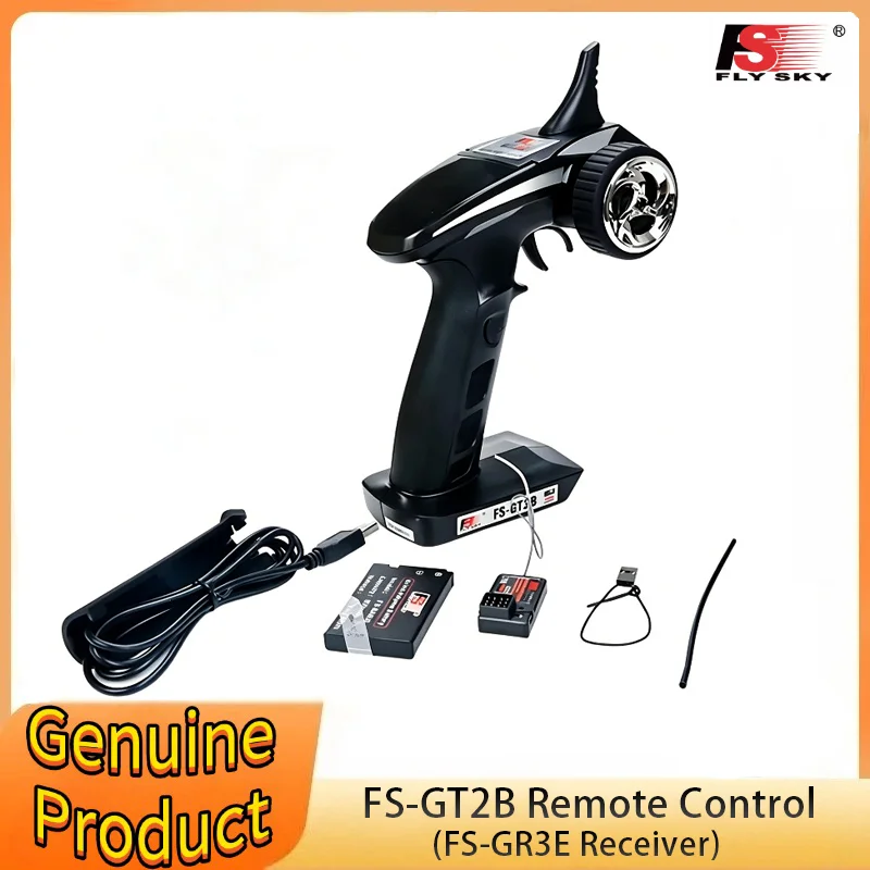 

Flysky FS-GT2B GT2B 2.4G 3CH Gun Transmitter And GR3E Receiver for RC Car Boat Buggy Truck - Remote Control Parts