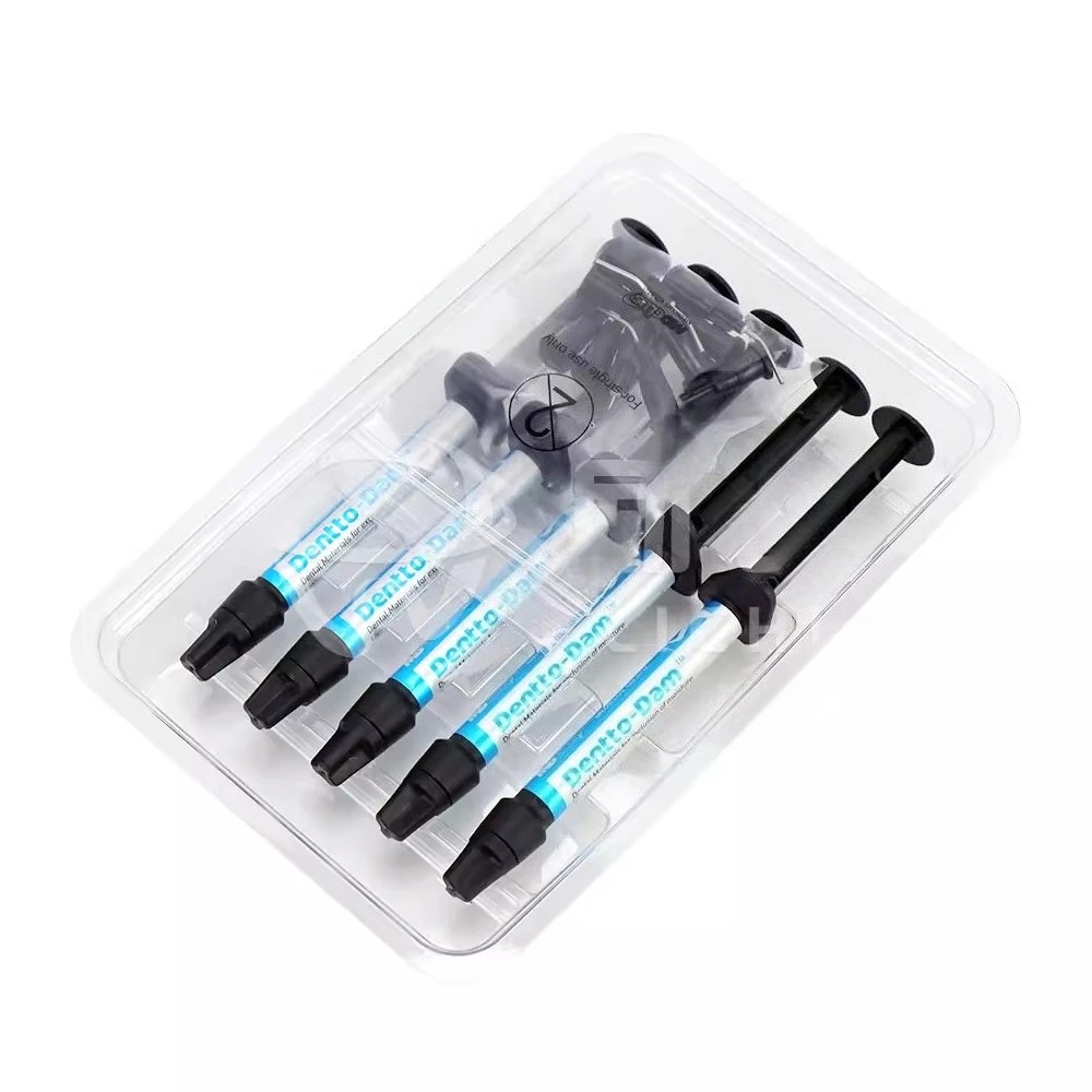 

5PS/Box Dental Oral Material UV Curable Gingival Barrier Resin Whitening Gum Protectant Laboratory Gum Protection Dentist Clinic