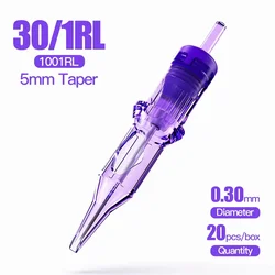 Tattoo Cartridge Needle 20PCS RL Professional Disposable Semi-Permanent Eyebrow Lip Makeup Needles For Tattoo Machine Pen