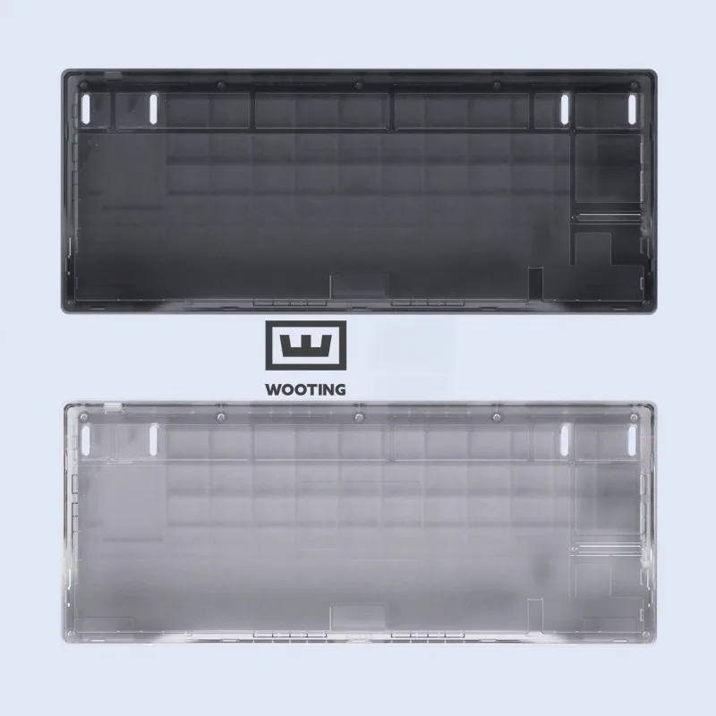 

Wooting 80HE Keyboard Shell Customized Black Translucent Injection-Molded Shell for Gaming Mechanical Keyboard Accessories Gift