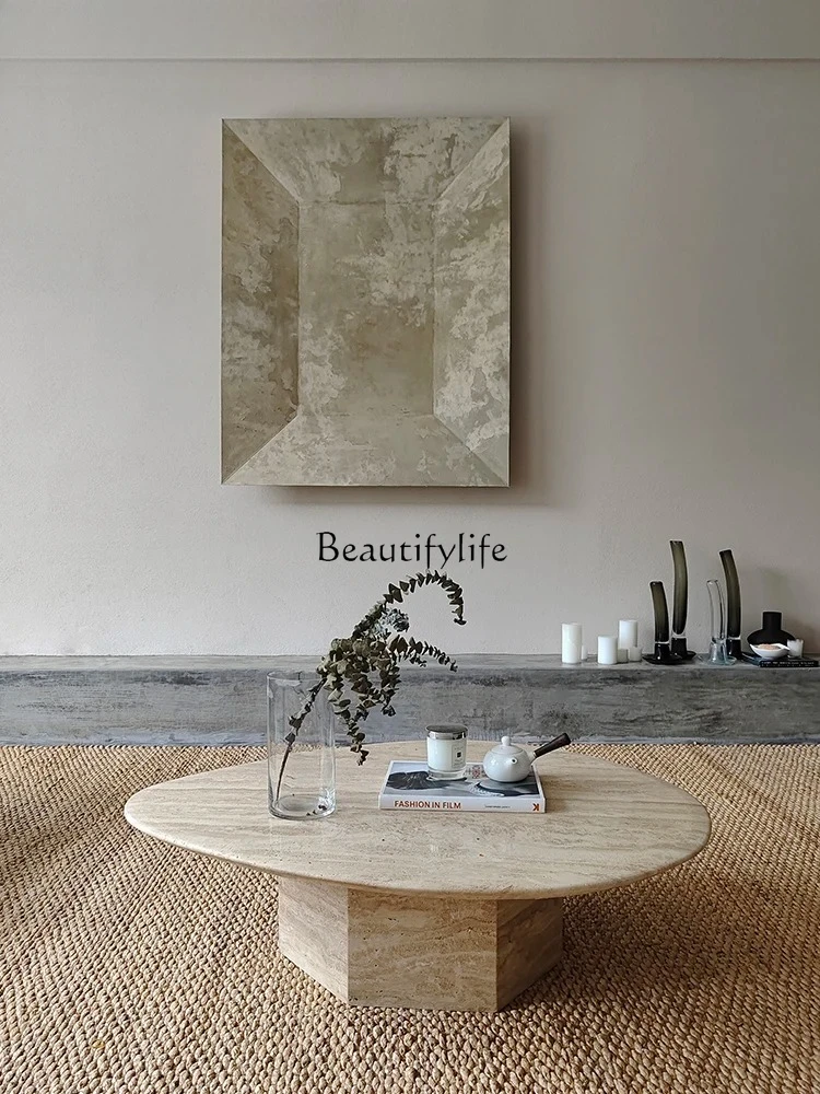 

FG wabi-sabi vento tavolino da salotto divano in stile nordico moderno tipo pietra calda oca