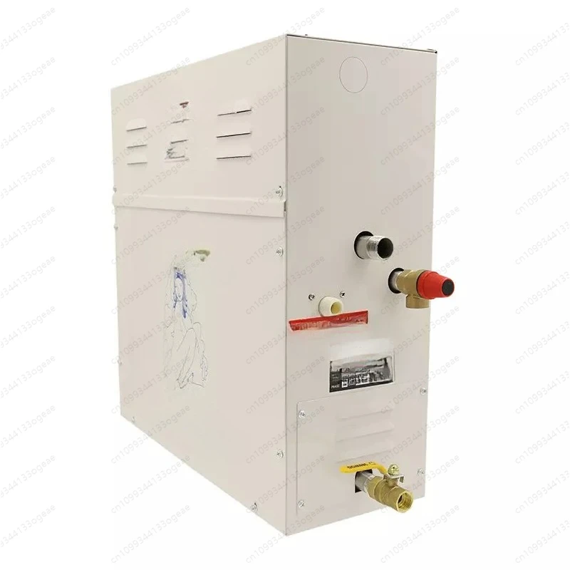 220V/380V Sauna Steam Generator, 3-18KW Wet Steam Machine with Digital Touch Controller
