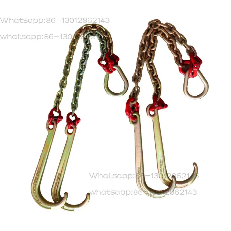 Road res-cue and obstacle clearing vehicle accessories trailer hook double chain loquat towing lifting