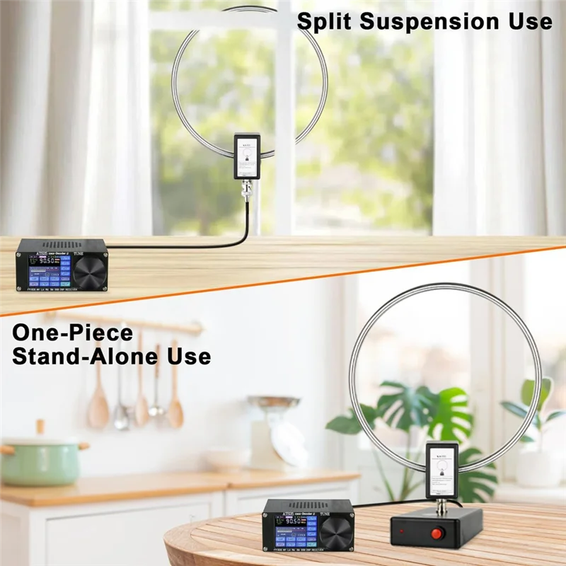 

-A96Z For Indoor Outdoor Ham Radio Active Loop Antenna GA800 10Khz-159Mhz Shortwave Radio SW MW SSB