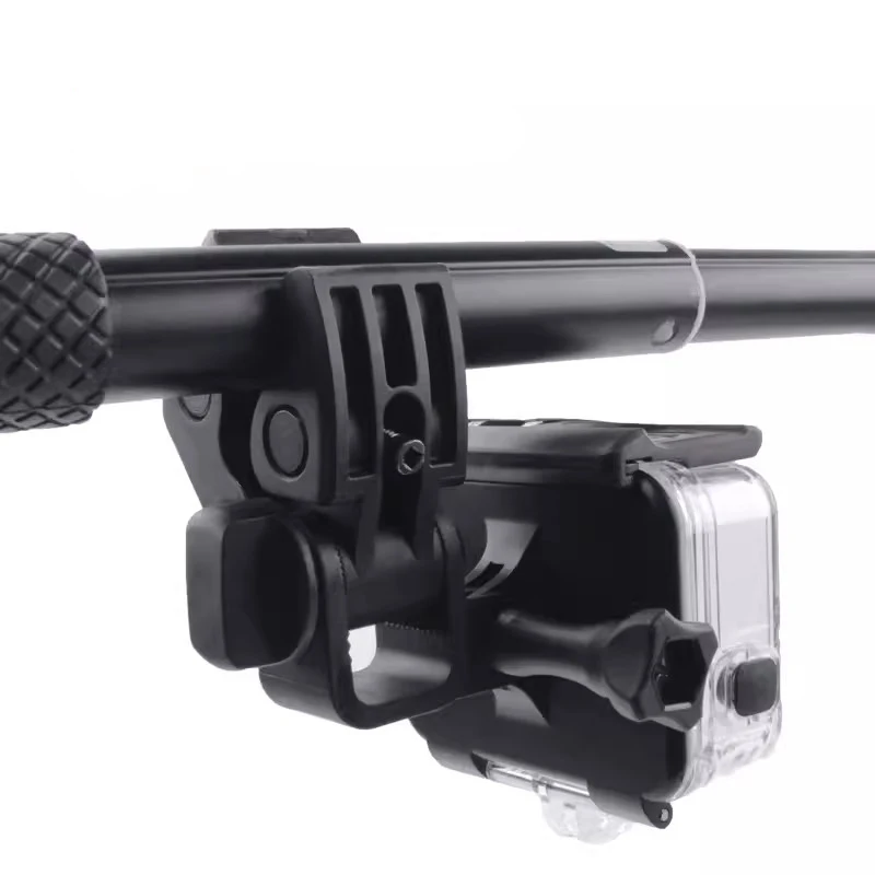 For Gopro 13 Accessories Clamp Gun Rifle Scope Fishing Pole Stabilizer Mount Bracket For Go Pro 5 6 7 4 DJI Osmo Action Camera
