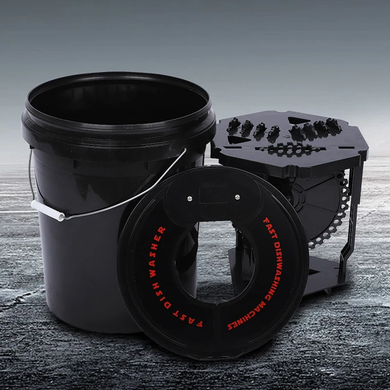 

Auto Polisher Wash Bucket Polish Pad Washer No Electric Fast Disc Wash Machine Foam Buffing Pad Cleaner Wool Pad Wash Bucket