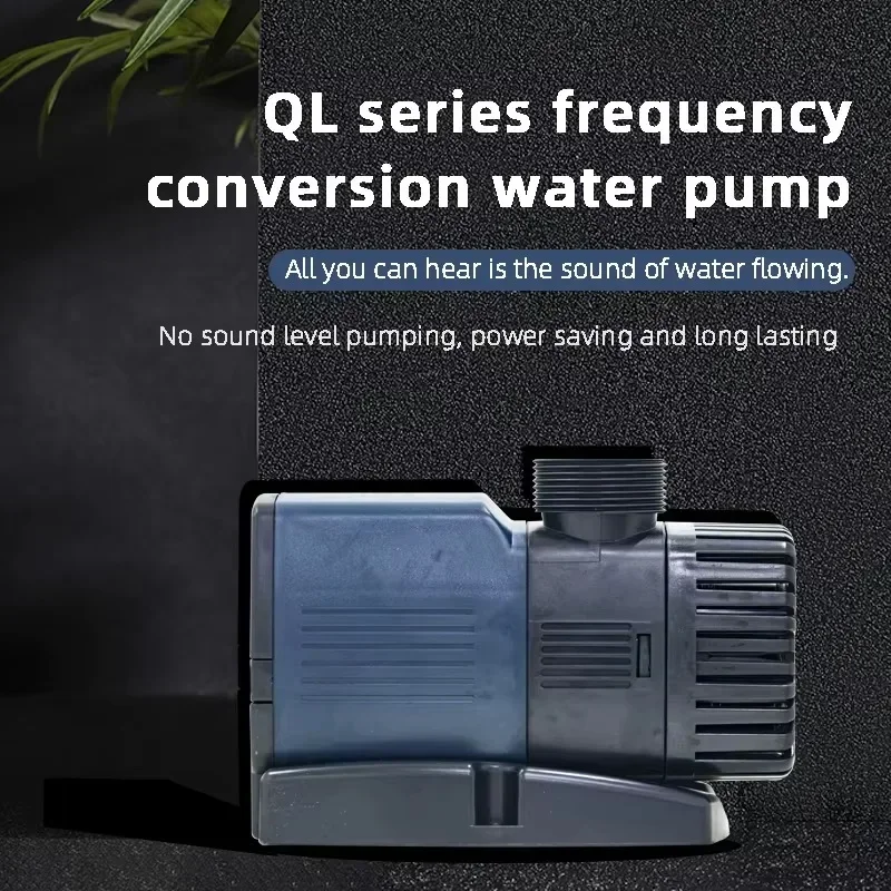 QihangRAS Garden Fountain Submersible Pump Rotary Drum Filter Water Pumps Aquaculture Koi Pond