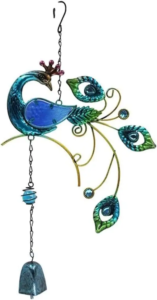 A Pair of Wind Chimes Garden Wind Chimes Window Balcony Yard Home Wall Hanging Bells Ornament Decoration