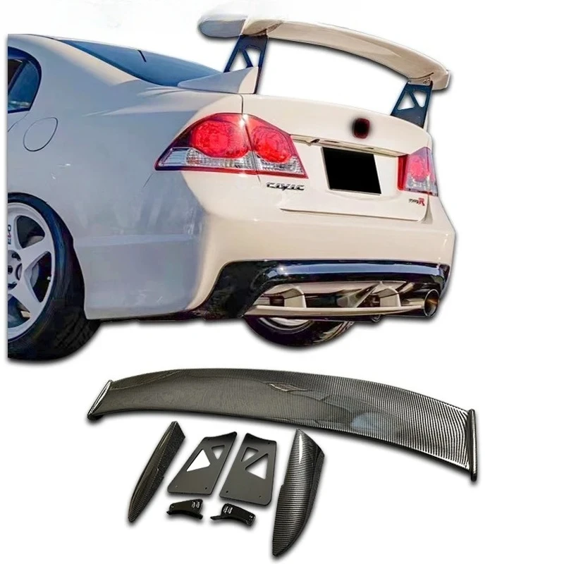 

For Eighth-generation Honda Civic FD2 Upgrade TYPE-R Carbon Fiber Spoiler Diffuser Civic mugen Spoiler