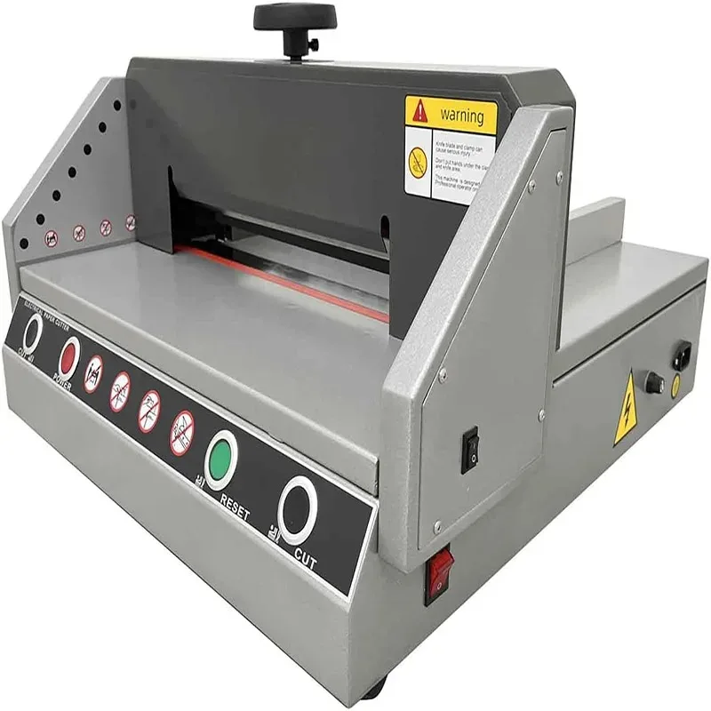 

110V Electric Guillotine Paper Cutter 13"/330mm Desktop Paper Trimmer Paper Cutting Machine for Office Commercial 120W