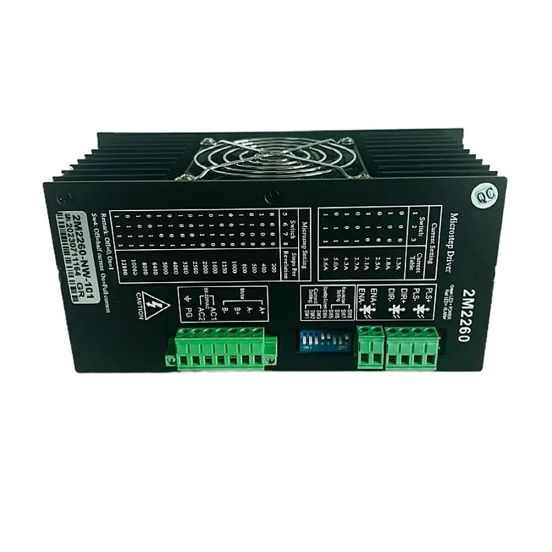 Jmc-ステッパーハイブリッドモータードライバー、2相ステップドライバー、2m2260-NW-101、80-220vac、5.6a、86、110に適合
