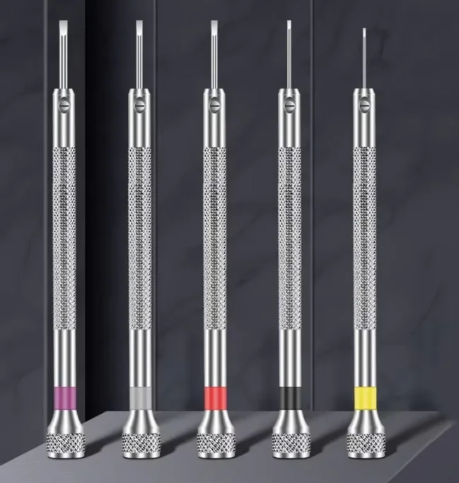 Precision Mini Slotted Screwdriver 0.8-1.6mm Watch Repair Tool Precision Instrument Hand Tool for Watchmakers Repairing