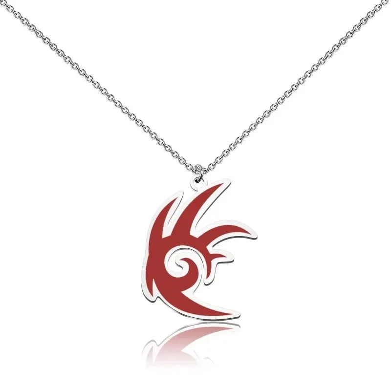 Collier hérisson ombre Sonics, jeu de dessin animé, Collection de figurines, symbole, pendentifs, chaînes, accessoires, cadeau d'anniversaire du nouvel an