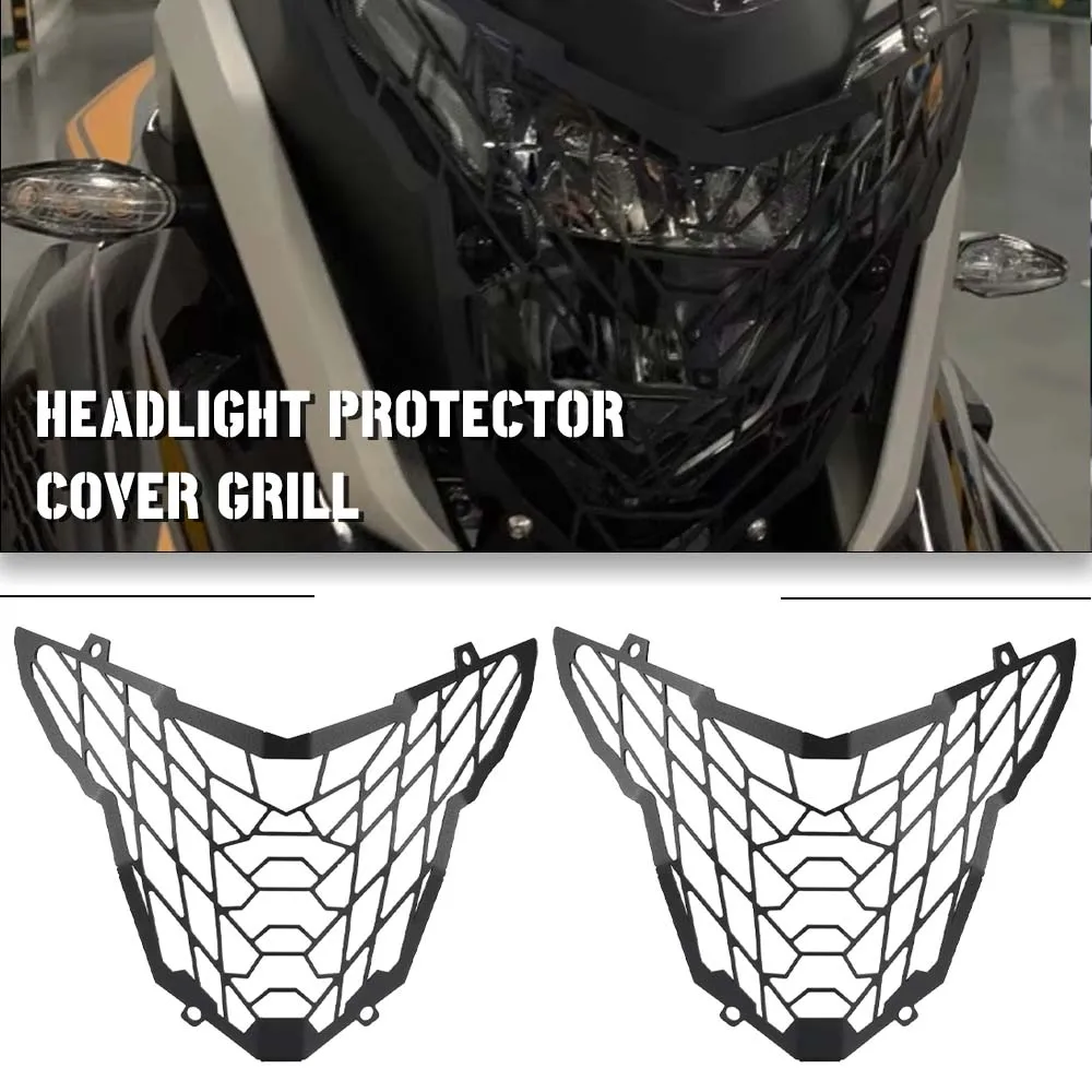 

Для KOVE 500X 400X 525X алюминиевые аксессуары для мотоциклов с ЧПУ, решетка для фар, защитная крышка, защита 500X 400X 525X