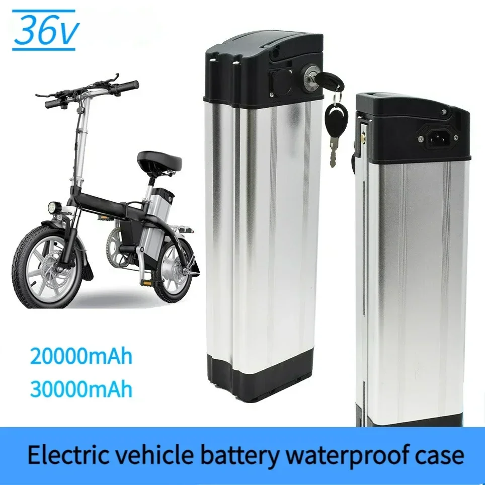 

36V 10AH 20AH Silver Fish Lithium Battery Ebike Bateria Akku 500W 24V 36V 15AH 30AH Lithium ion 48V 18650 Battery Pack