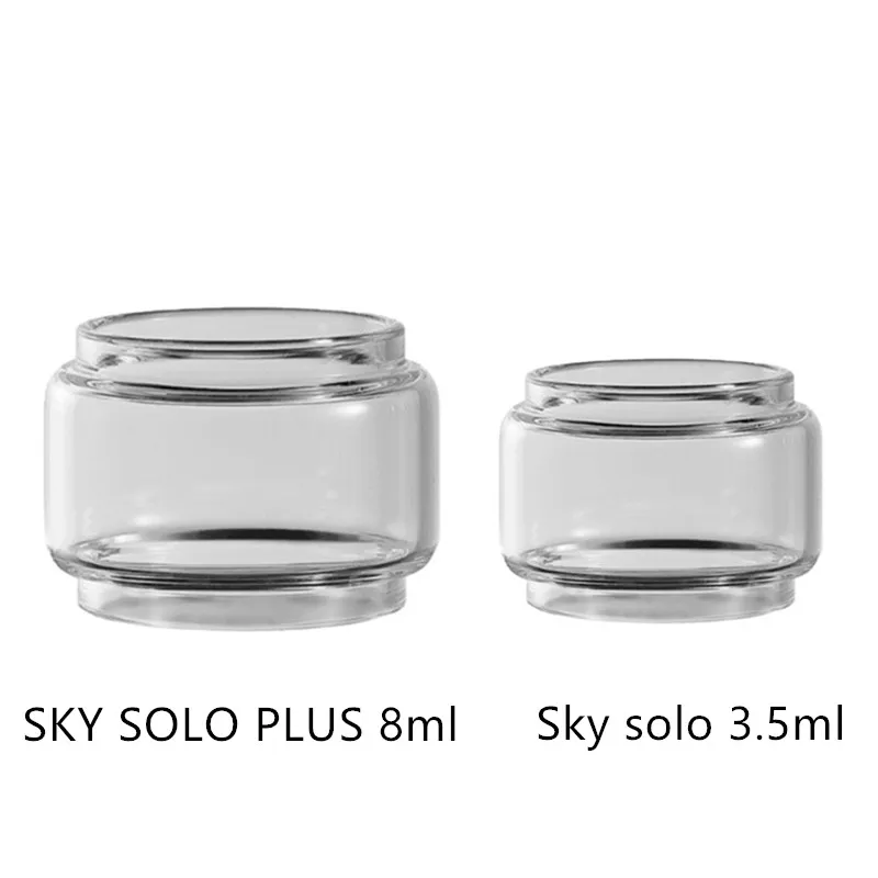 100 قطعة أنبوب زجاجي شفاف من FATUBE لـ SKY SOLO PLUS 8 مللي/Sky Solo 3.5 مللي تغليف صندوق ورقي #1
