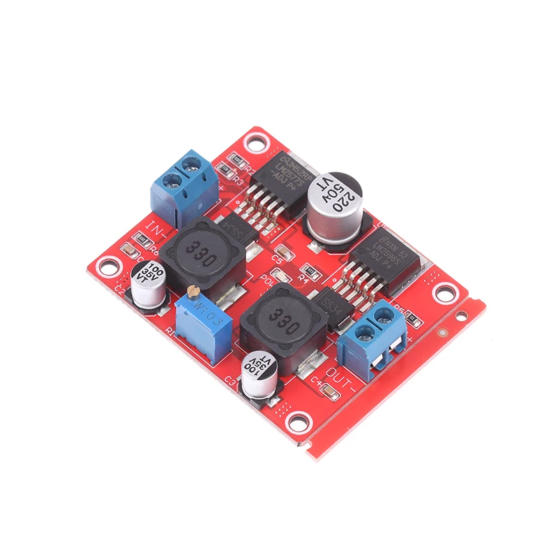 Adattatore di tensione automatico DC-DC LM2577S a LM2596S Convertitore automatico a doppio chip Modulo step up/down