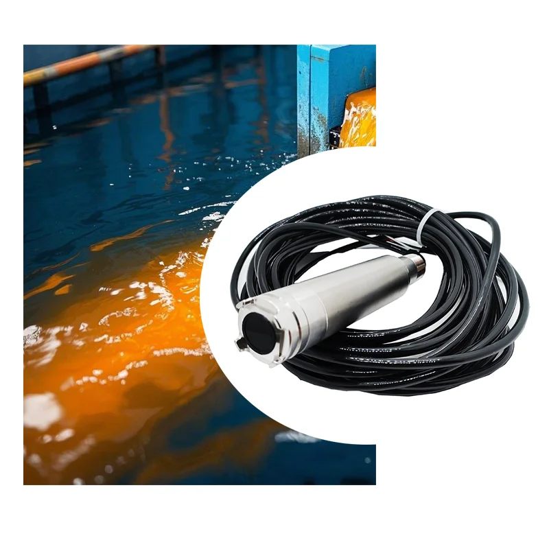 IP68 Waterproof Continuous Optical Sewage Treatment Fluorescence DO Probe Monitoring Sensor with Temperature Compensation
