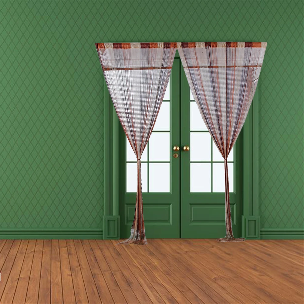 

100x200cm String Washable Curtains For Bedroom Bedroom Living Room Door Curtains Room Divider Window Decor