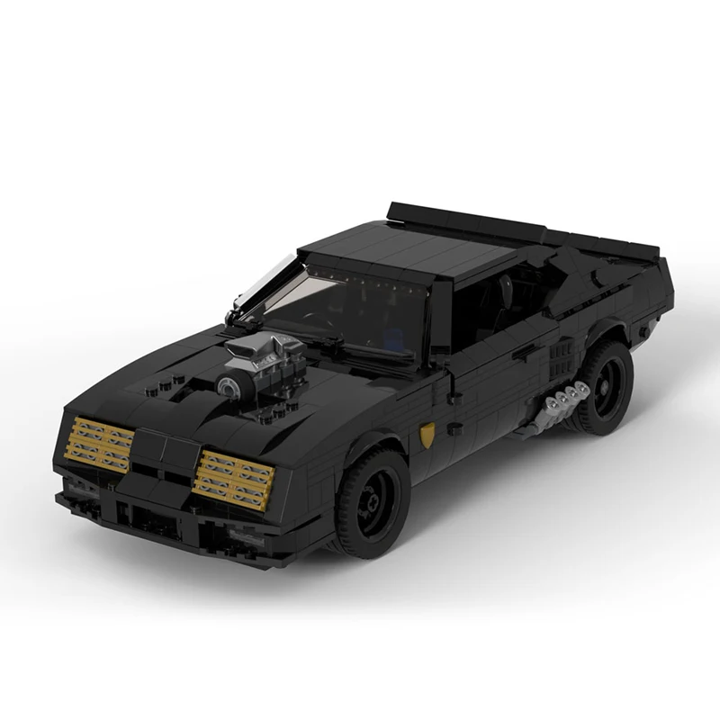 1341PCS Mad Maxes V8 Interceptor Building Blocks Assembly Harmless ABS Material Bricks Toys for Family and Friends Holiday Gifts