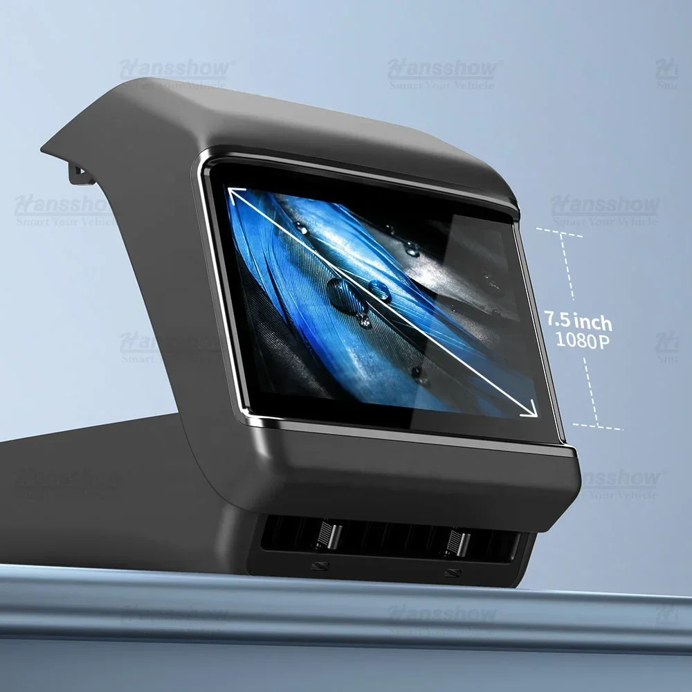 

Hansshow Model 3/Y 7.5 Inch Intelligence Rear Entertainment System V3 For Tesla Rear Seat LED Touch Screen Display