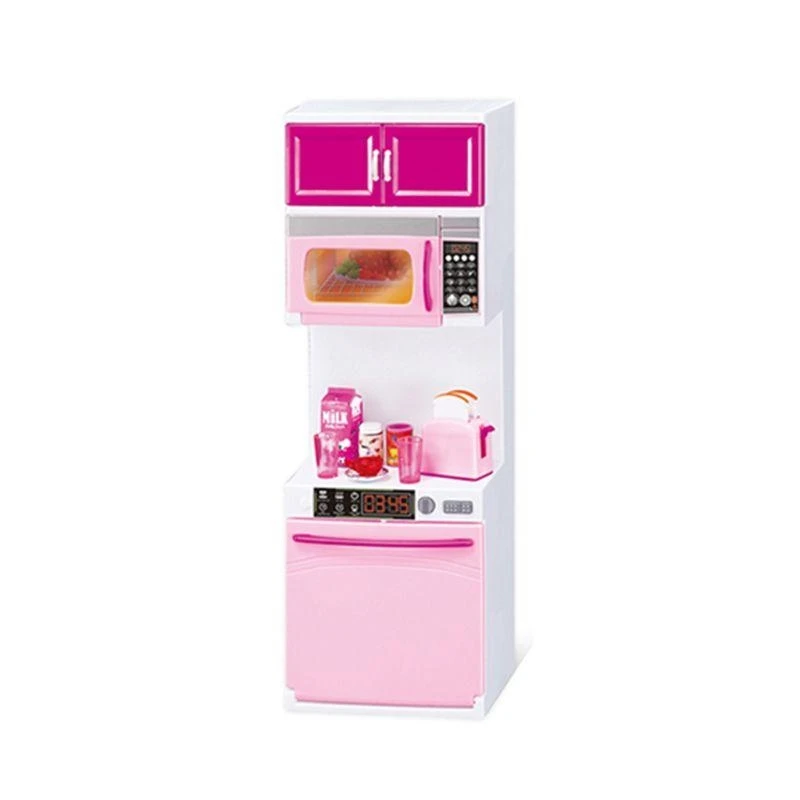 Bộ Tủ Bếp Mô Phỏng Trẻ Giả Vờ Chơi Dụng Cụ Nấu Ăn Mini Dol 15UB