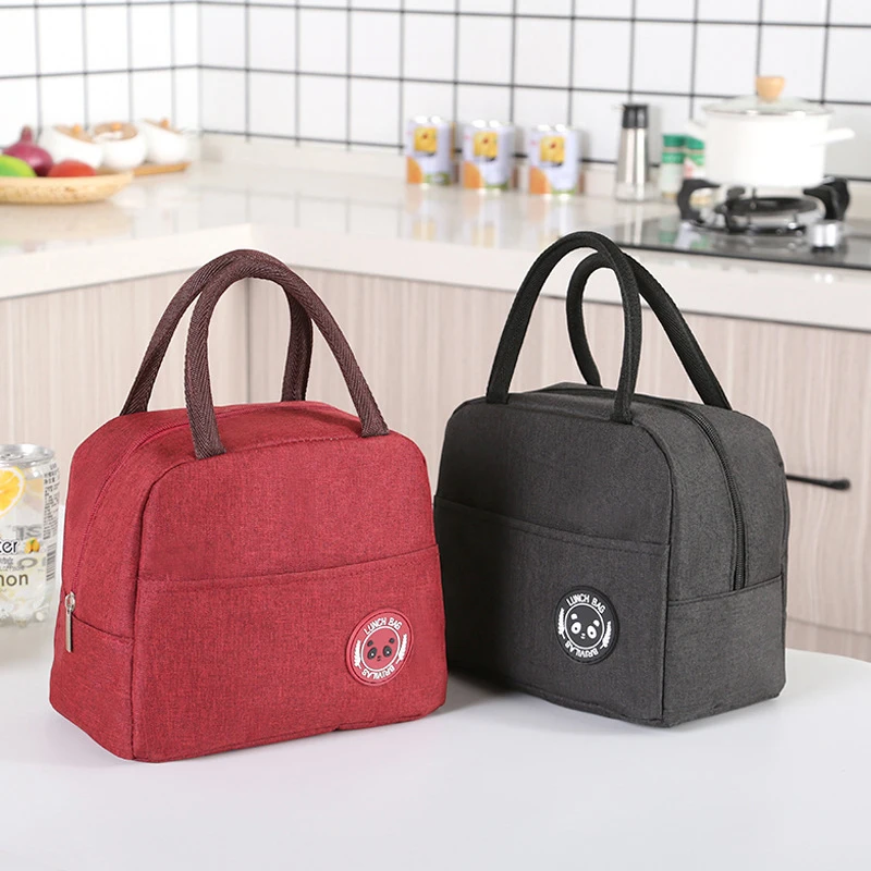 1 pz isolato Lunch Bag isolamento Bento Pack foglio di alluminio sacchetto di riso pacchetto pasto impacco di ghiaccio studente Bento pranzo borsa isolamento