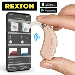 Rexton 120db Power Hearing Aids For Severe Deaf Former Siemens 8 Channels Programmable hearing aids Mobile Phone Remote Adjust
