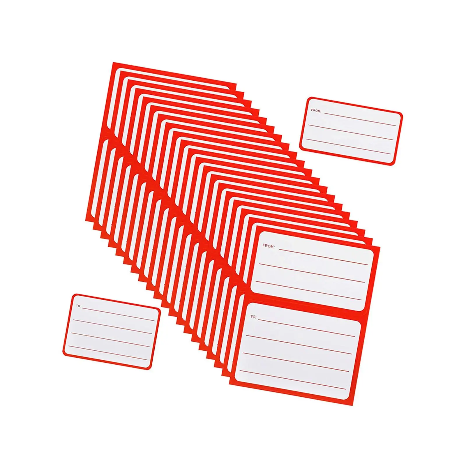 to from Address Mailing Labels Adhesive Paper Tags for Packages Envelopes Mailing Boxes Blank Shipping Stickers Home Office