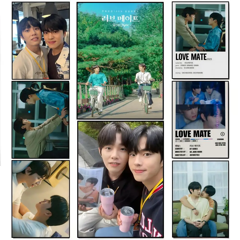 Tender Workplace L-Love Mate Office Romance Drama Vibe Poster HD  Waterproof Wall Sticker Bar Living Room Decor Gift