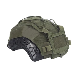 Cubierta de casco táctico para casco marítimo con bolsa de batería NVG, caza