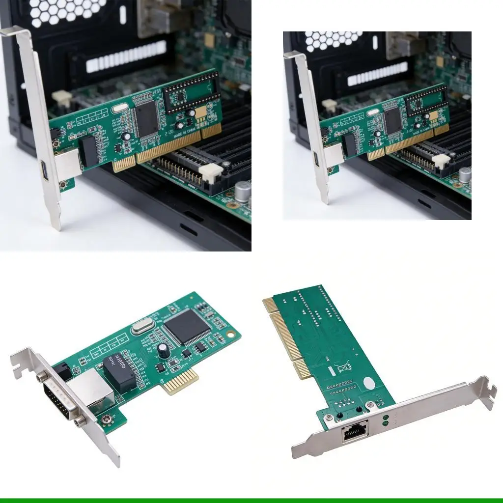 

Гигабитная сетевая карта U55C PCI Чип-карта RTL8169SC Порт RJ45 10/100/1000 Мбит/с