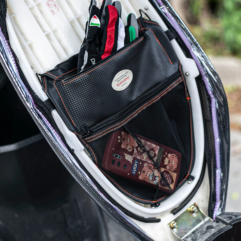 

Motorcycle Under Seat Organizer Bag Practical Tool Storage Motorcycle Seat Bucket Sundries Bag Modification Accessories
