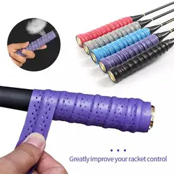 Hot Badminton Racket Zweetband Badminton Grip Ademend Antislip Sport Over Grip Zweetband Voor Tennis Badminton Hengel