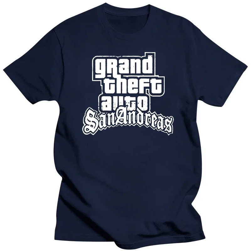 streetwear fashion    t-shirt gta san andreas grand theft auto tshirts  men T-Shirt fashion t-shirt men cotton brand teeshirt