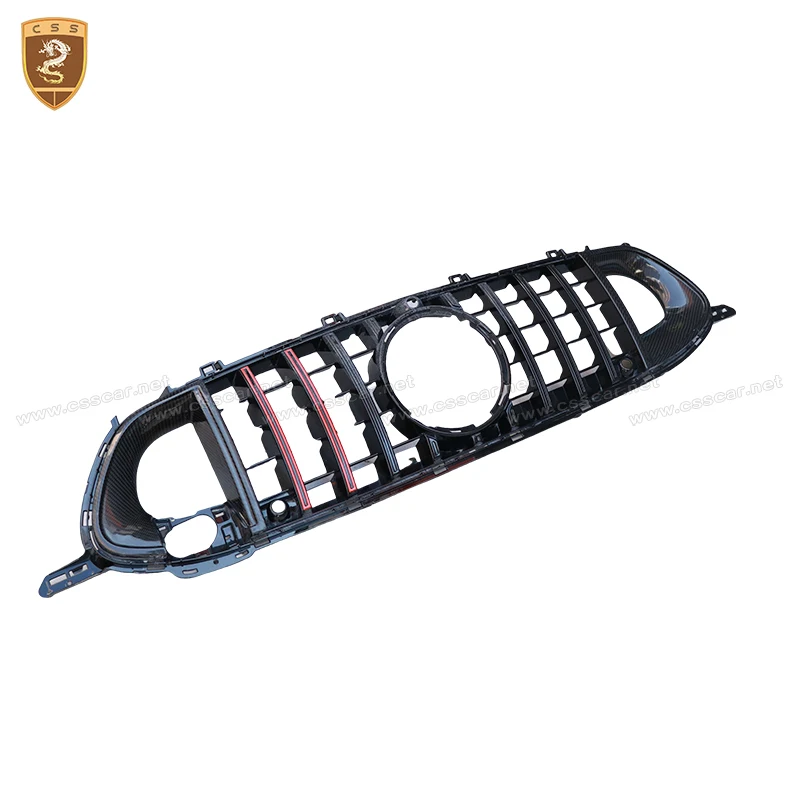 المصدات الجانبية الأمامية للسيارة فتحة التهوية لبنز GT43 GT50 GT53 GT63 BB-RT1000 نمط الخارجي مركز صب شواية العسل