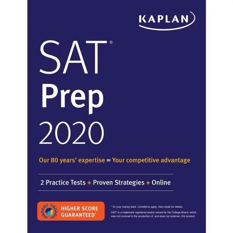 

SAT Prep 2020 2 Практические тестирование Прованские стратегии Онлайн-тест Kaplan Prep Издательство Kaplan 9781506236896 Книга