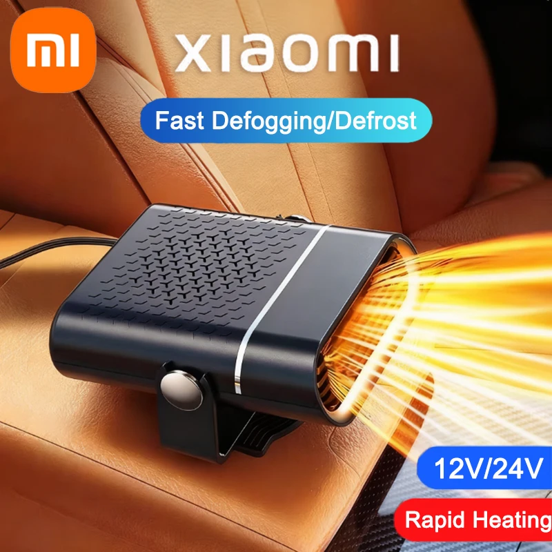 Xiaomi Riscaldatore per auto portatile Riscaldatore per auto 12V 24V Riscaldatore per auto Parabrezza Disappannamento automatico Sbrinamento Riscaldatore Riscaldamento rapido Riscaldatore per auto