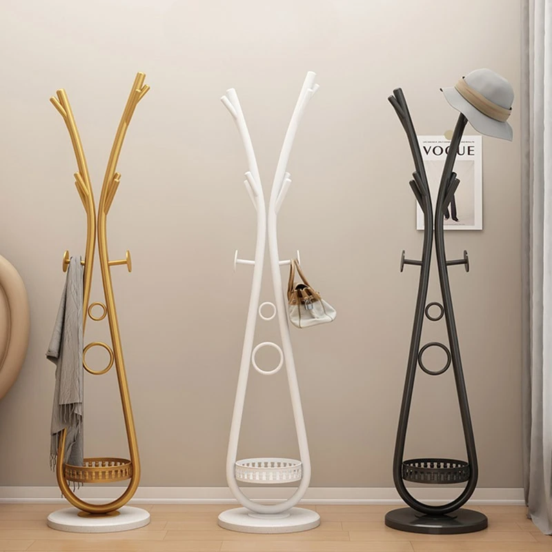 

Вешалка для одежды для дома, спальни, вертикальная вешалка от пола до потолка, простая стойка для хранения одежды в прихожей, креативная сушилка из кованого железа