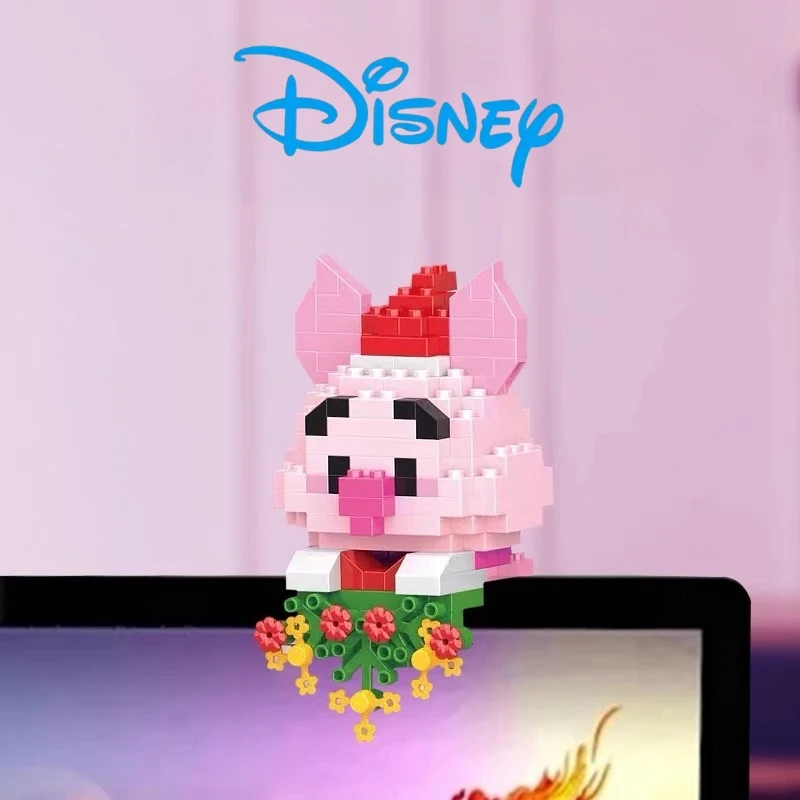 Disney Mini Action Figure Princess Toy Building Block Doll Model Mickey Mouse Blocks Toys Bricks Assemble Toys Kids Gifts