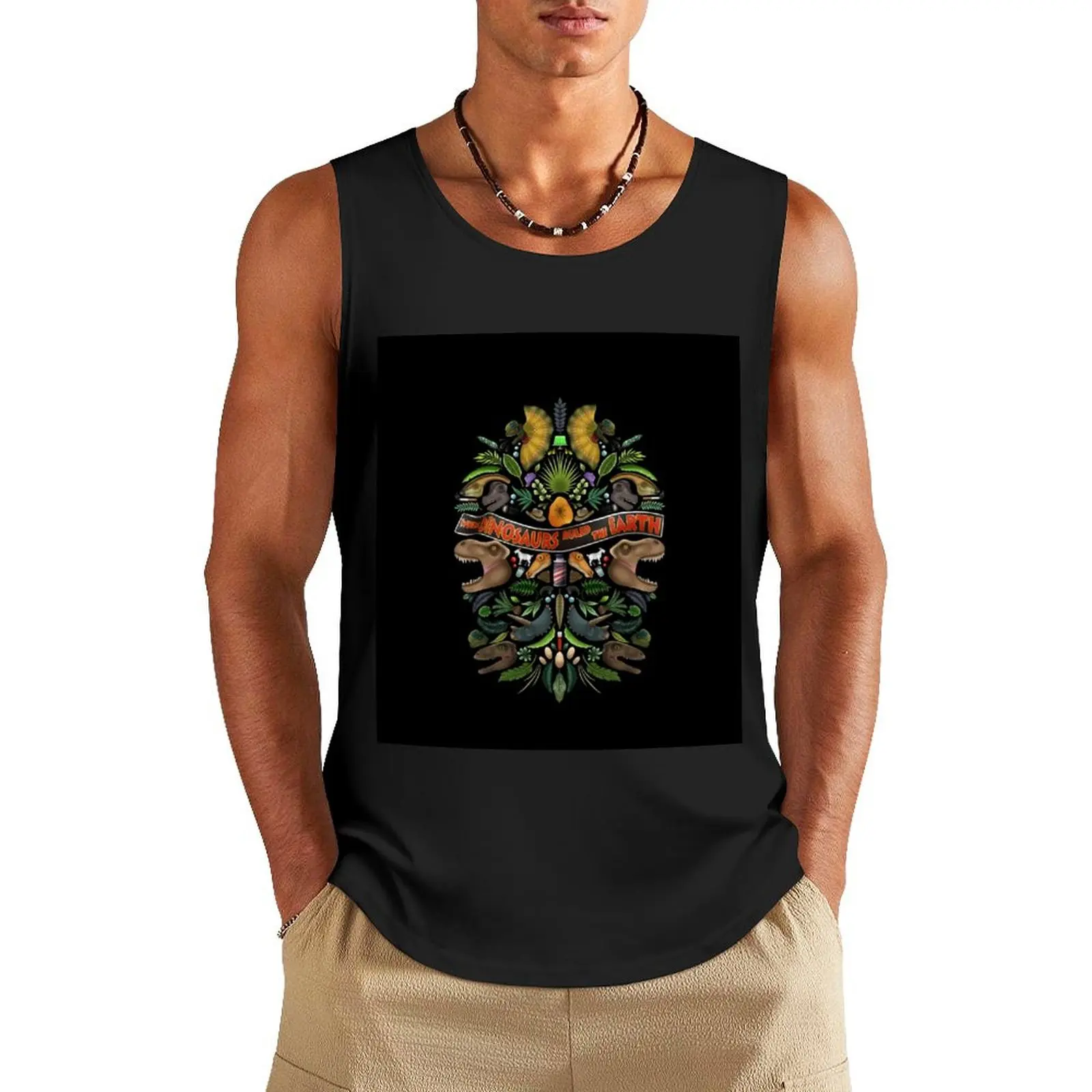 

When Dinosaurs Ruled The Earth Tank Top t-shirt for men gym clothes for man summer 2025
