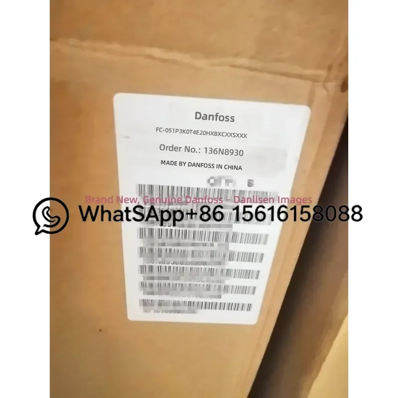 New Original Danfoss Inverter FC-051P3K0T4E20HXBXCXXXSXXX 136N8930 VFD Drive Variable Frequency Converter AC Motor Speed