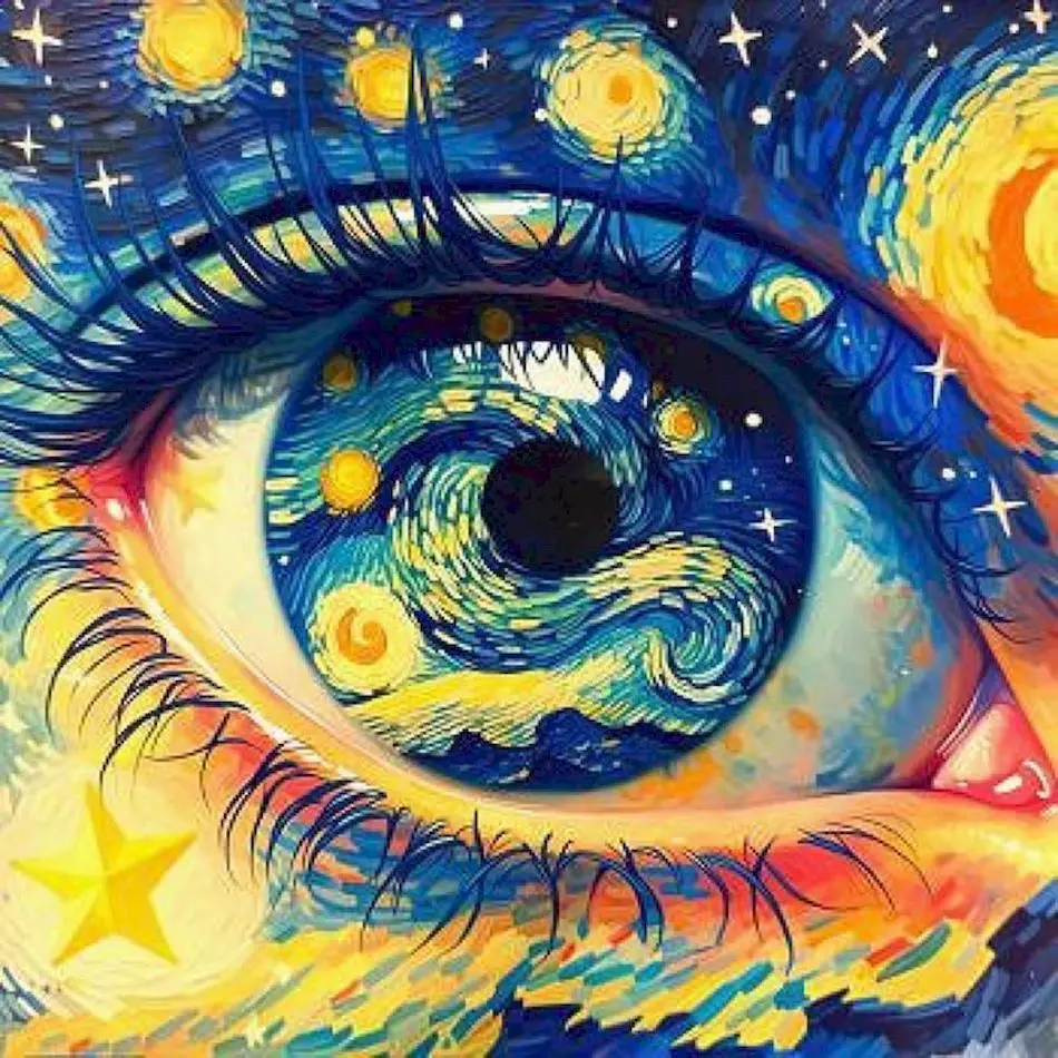 

GATYZTORY 5D DIY Diamond Painting Complete Kit Abstract eyes Stitch Diamond Mosaic Full Square/Round Drill Diamond Embroidery