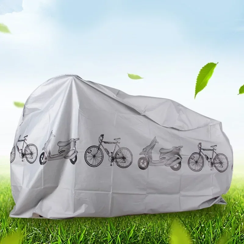 100x200cm Bicycle Cover Bike PEVA Rain Cover Dust Cover Sun Protection Sunshade All Seasons Mountain Bike Motorcycle